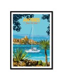 Antibes Jouan-les-pins – Poster affiche – image encadrée