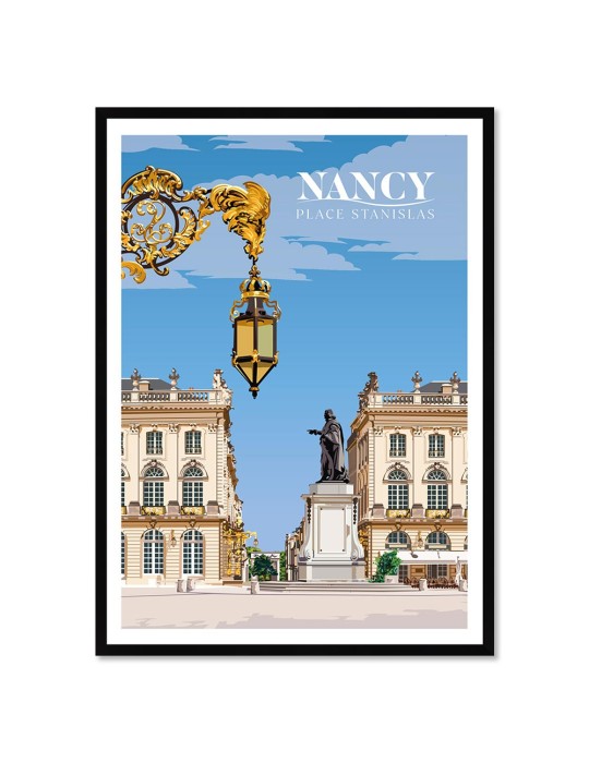 Nancy Place Stanislas – Poster affiche – image encadrée