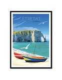 Etretat – Poster affiche – image encadrée