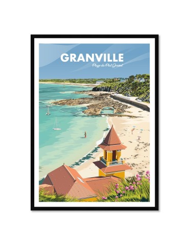 Granville – Poster affiche – image encadrée