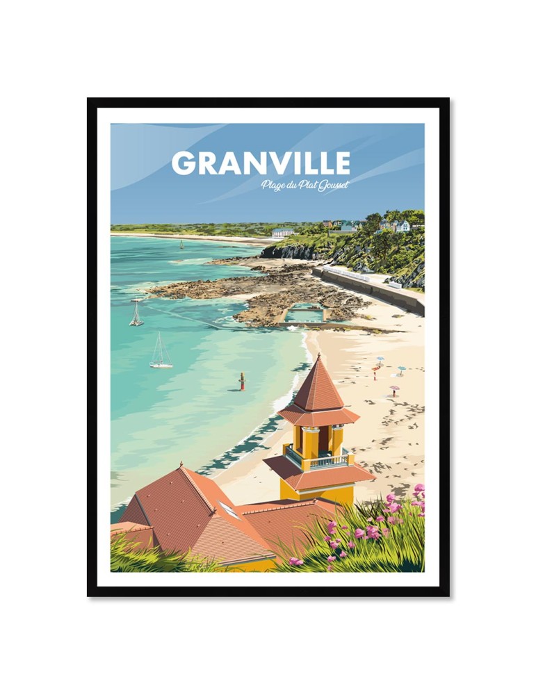 Granville – Poster affiche – image encadrée