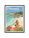 Granville – Poster affiche – image encadrée