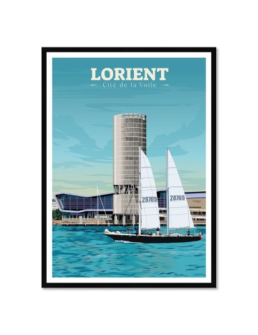 Lorient – Poster affiche – image encadrée