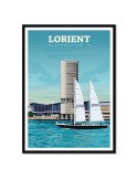 Lorient – Poster affiche – image encadrée