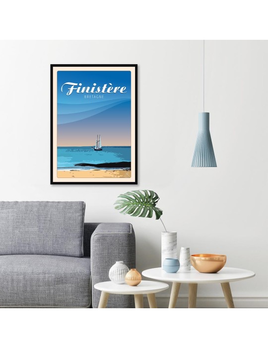 Finistère - Porsmilin – Poster affiche – image encadrée