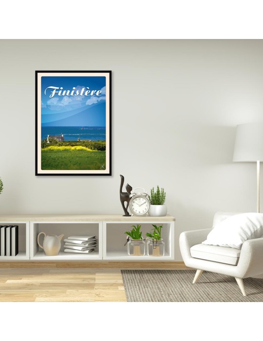 Finistère - Lochrist - Poster affiche – image encadrée