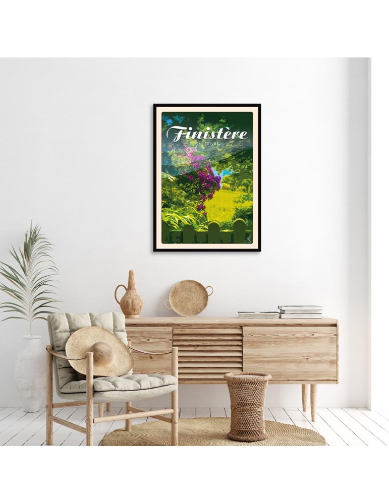 Finistère - Landéda - Poster affiche – image encadrée