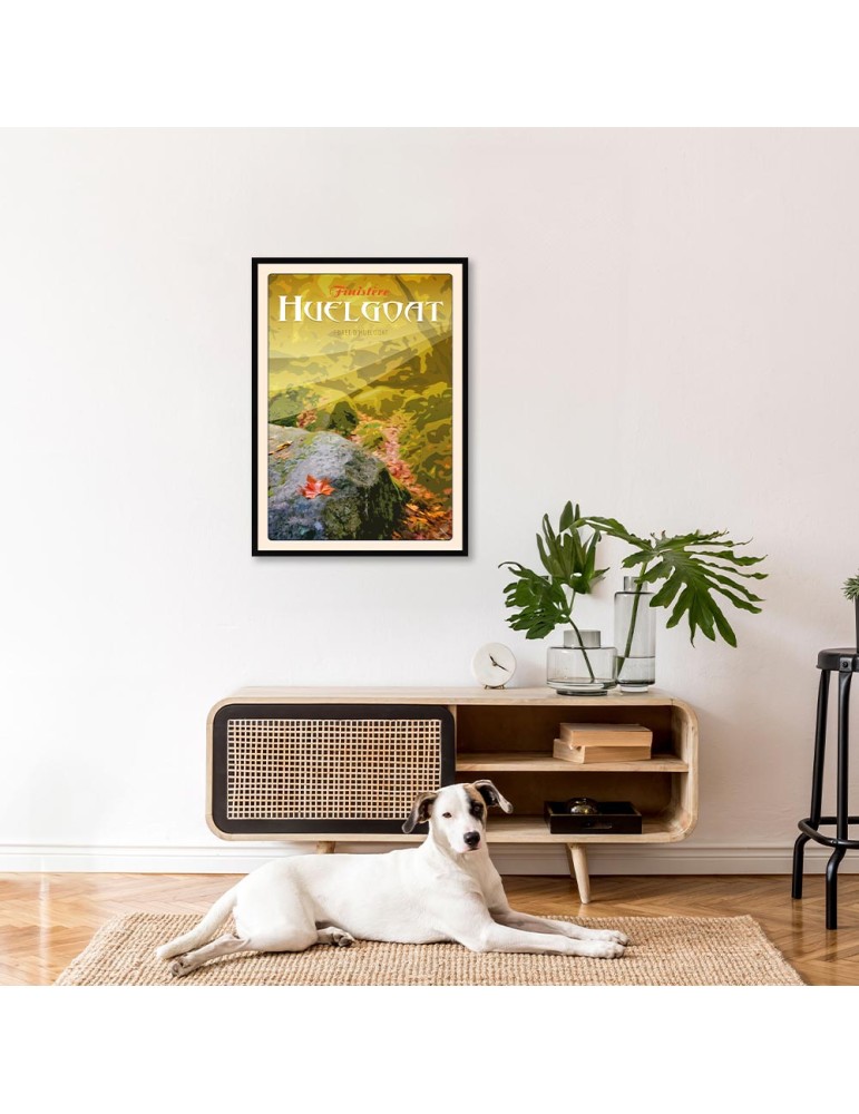 La Forêt d'Huelgoat - Poster affiche – image encadrée