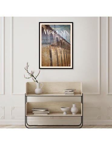 Morlaix Le Viaduc - Poster affiche – image encadrée 2