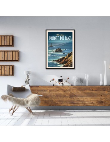 Pointe du Raz - Cap Sizun - Poster affiche – image encadrée 2