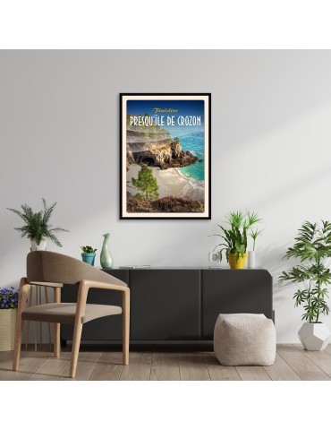 Presqu'île de Crozon - Pointe Saint Hernot - Poster affiche – image encadrée 2