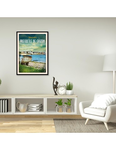 Presqu'île de Crozon - Port du Fret - Poster affiche – image encadrée 2