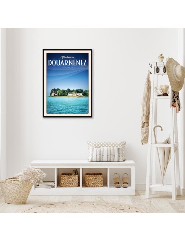Douarnenez - Île Tristan - Poster affiche – image encadrée 2