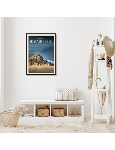 Abbaye du Mont-Saint-Michel - Poster affiche – image encadrée 2