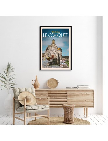 Le Conquet - La Maison des Seigneurs - Poster affiche – image encadrée 2