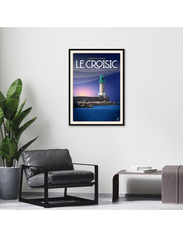 Le Croisic - Phare du Tréhic - Poster affiche – image encadrée 2