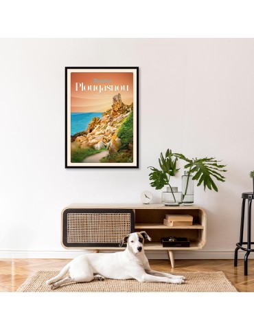 Plougasnou - Sentier de la Pointe de Primel - Poster affiche – image encadrée 2