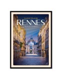 Rennes - Palais du Commerce - Poster affiche – image encadrée