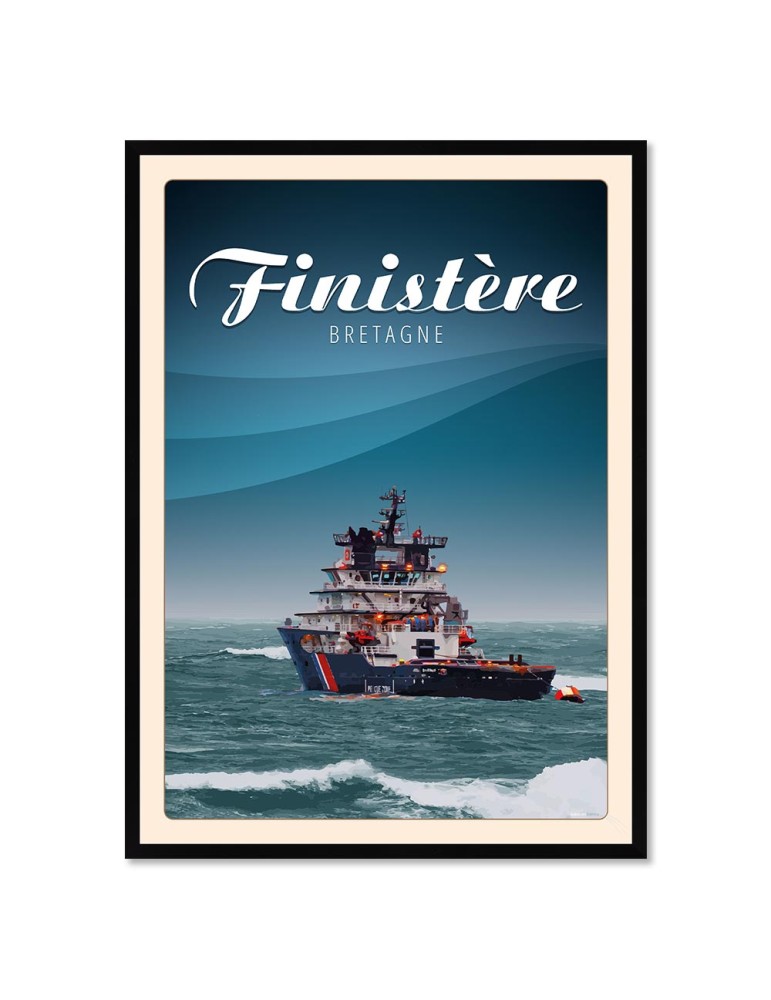 Bretagne - Abeille Flandre - Poster affiche – image encadrée