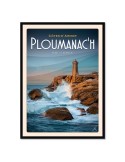 Ploumanac'h - Phare de Mean Ruz - Poster affiche – image encadrée
