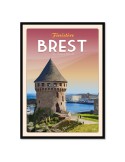 Brest La Tour Tanguy – Poster affiche – image encadrée