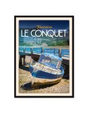 Le Conquet La Passerelle de Croaë – Poster affiche – image encadrée