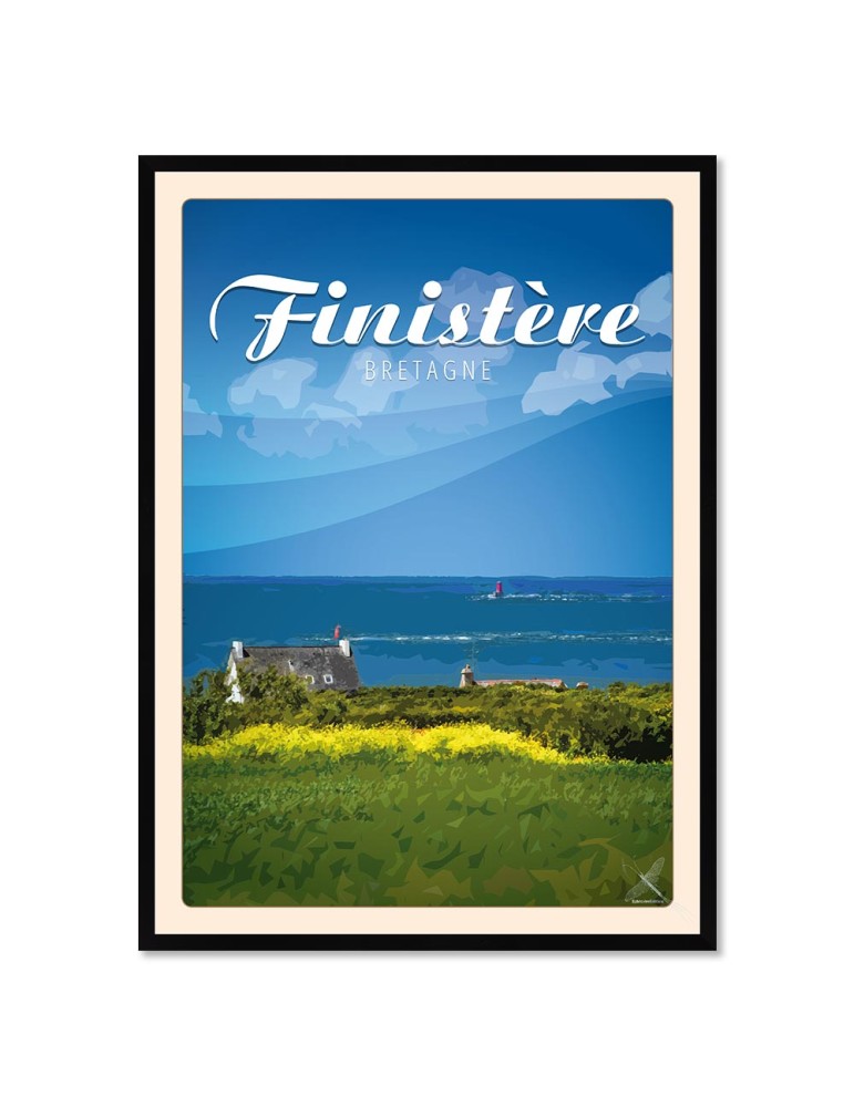 Finistère - Lochrist - Poster affiche – image encadrée