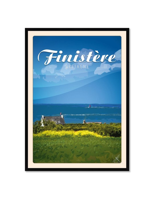 Finistère - Lochrist - Poster affiche – image encadrée
