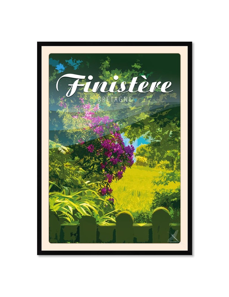 Finistère - Landéda - Poster affiche – image encadrée