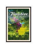 Finistère - Landéda - Poster affiche – image encadrée