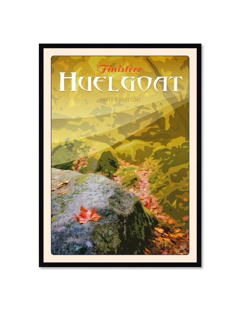 La Forêt d'Huelgoat - Poster affiche – image encadrée