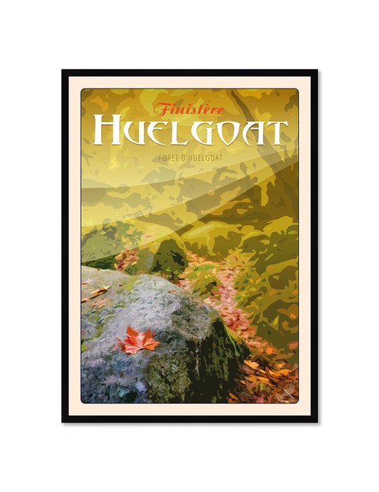 La Forêt d'Huelgoat - Poster affiche – image encadrée