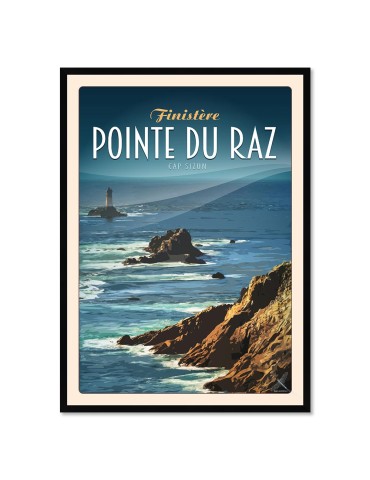 Pointe du Raz - Cap Sizun - Poster affiche – image encadrée