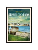 Presqu'île de Crozon - Port du Fret - Poster affiche – image encadrée