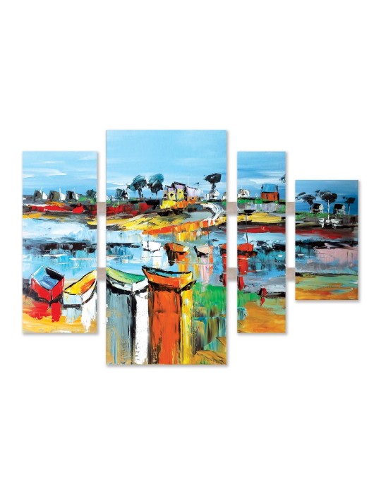 Toile quadriptyque - 03.3076D