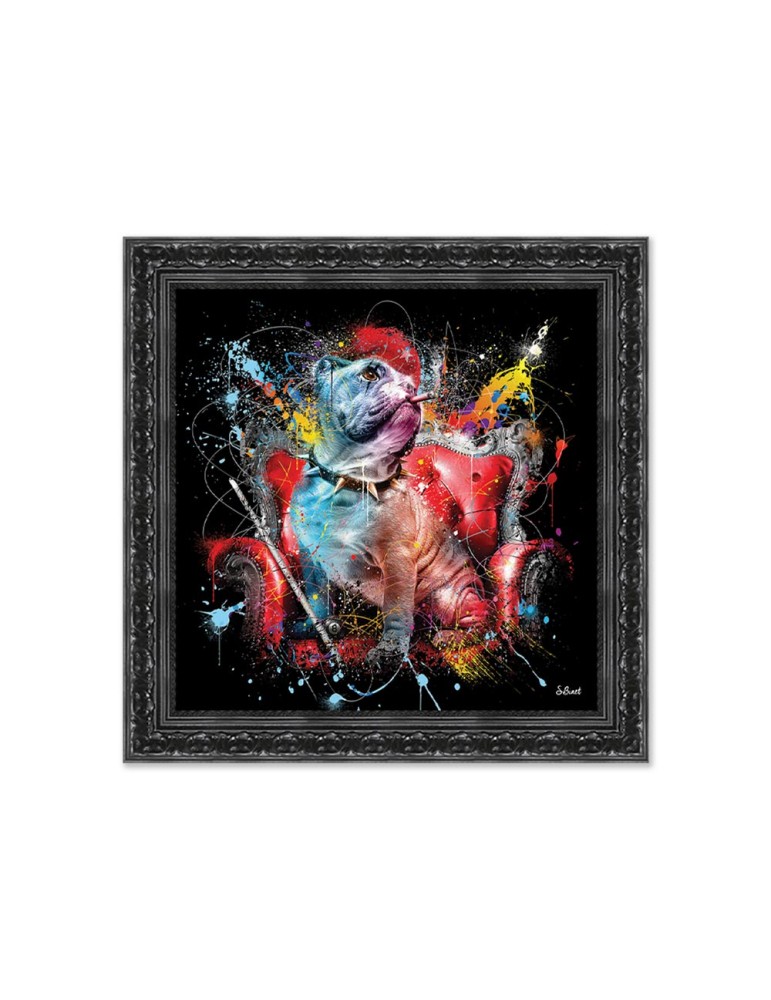 Image encadrée – Sylvain Binet - Bulldog Anglais Color
