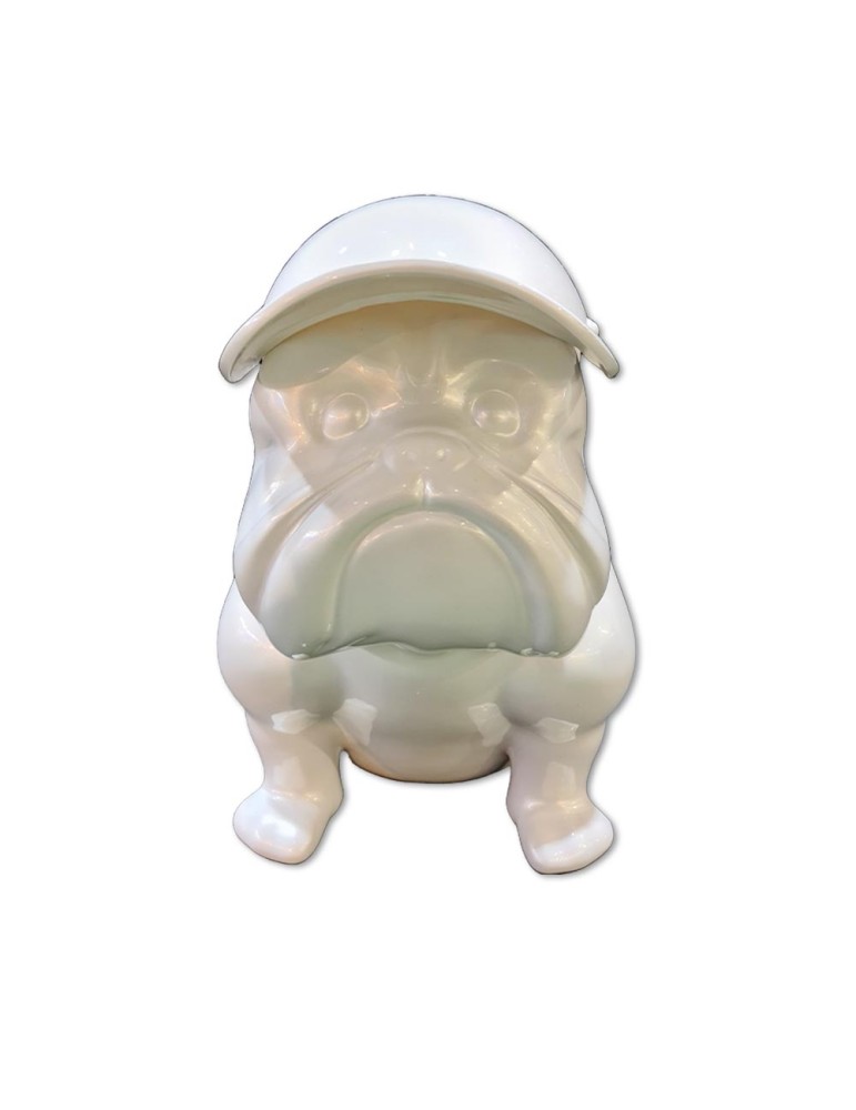 Chien Uni Blanc nacré - 04.615