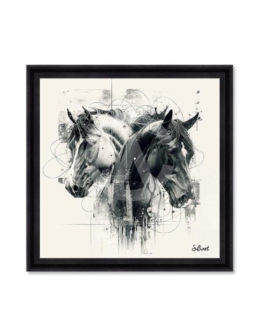 Chevaux Doubles NB – Sylvain Binet