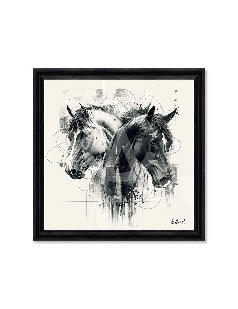 Chevaux Doubles NB – Sylvain Binet