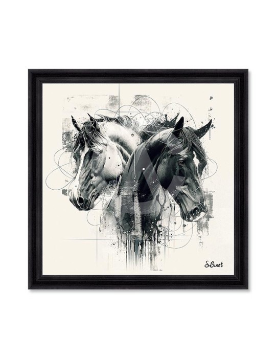 Chevaux Doubles NB – Sylvain Binet