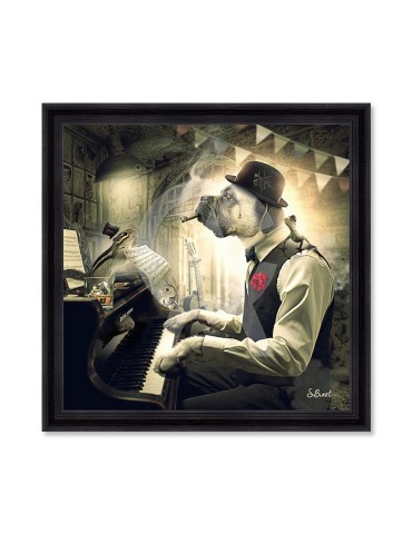 Binet Chien Piano 68x68