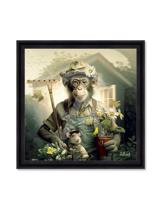 Singe jardinier – Sylvain Binet