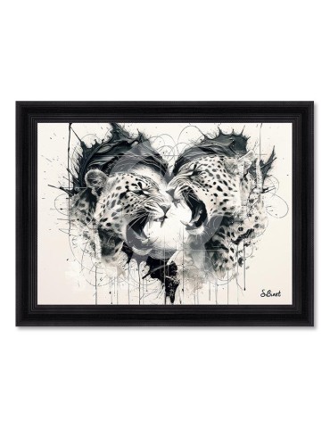 2 Léopards NB – Sylvain Binet