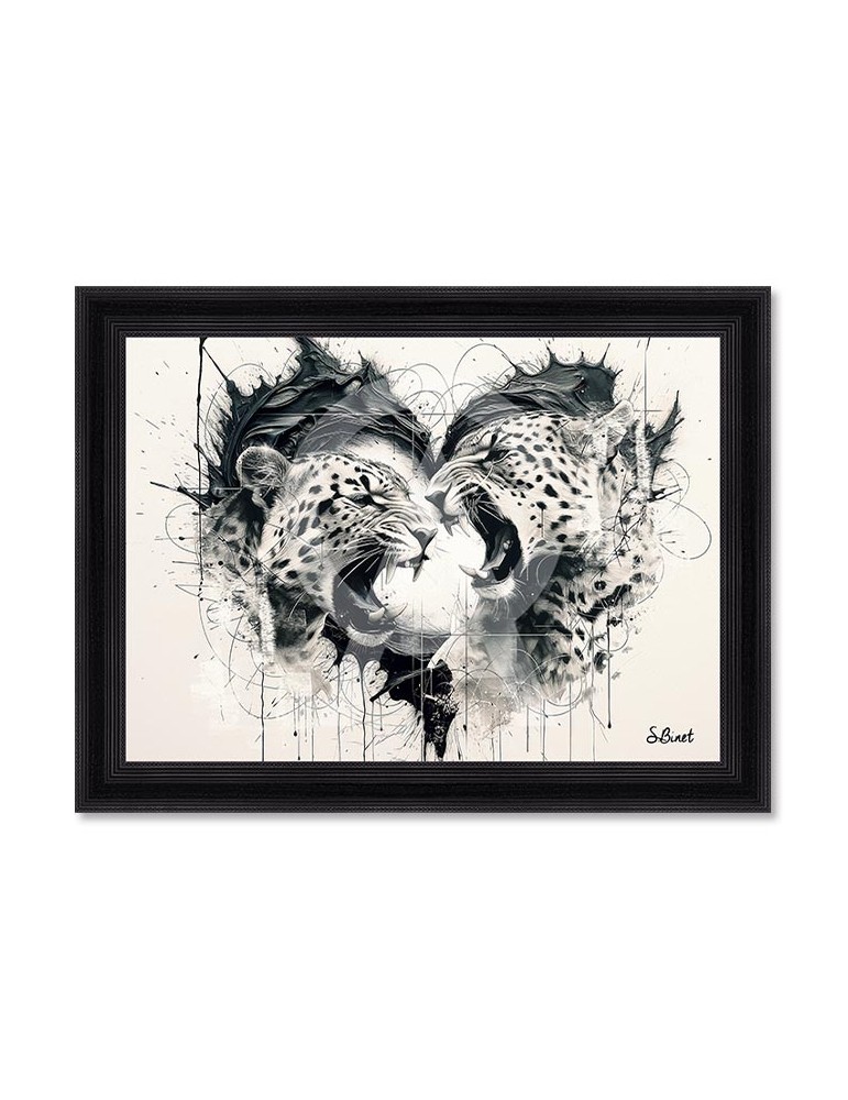 2 Léopards NB – Sylvain Binet