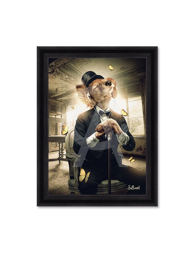 Chien écouteurs – Sylvain Binet