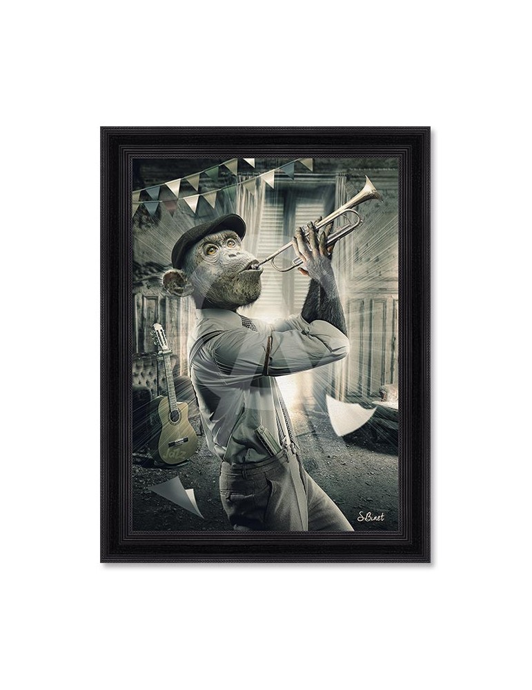 Singe trompette – Sylvain Binet