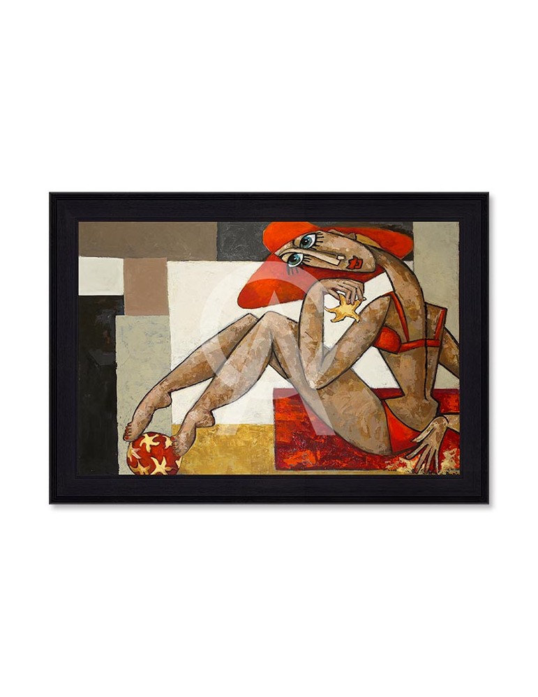 La Baigneuse à la Plage – Martine Gonnin