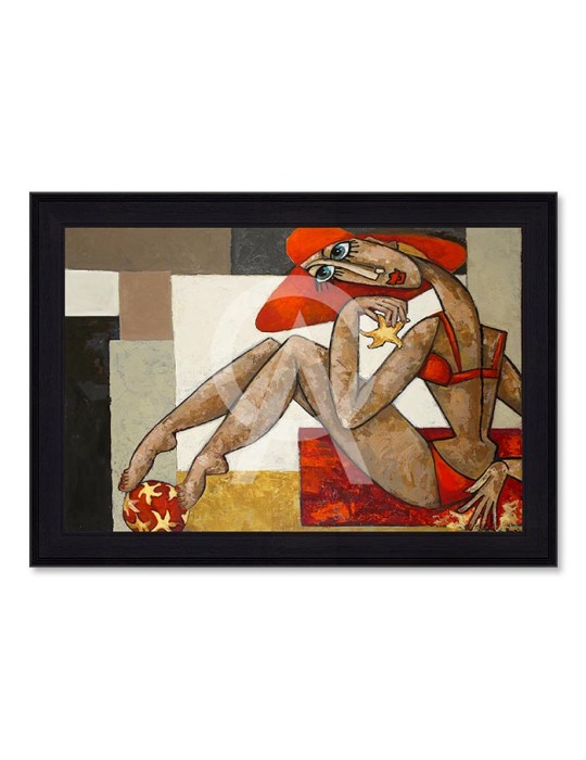 La Baigneuse à la Plage – Martine Gonnin