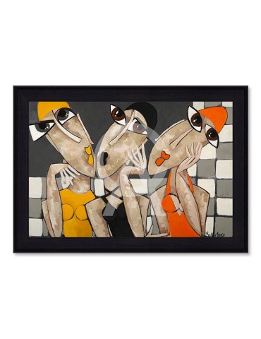 Les Baigneuses à carreaux – Martine Gonnin