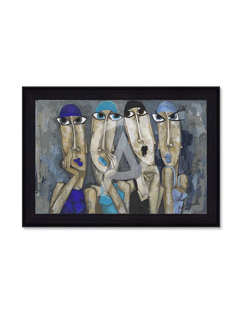 Les Baigneuses bleues – Martine Gonnin